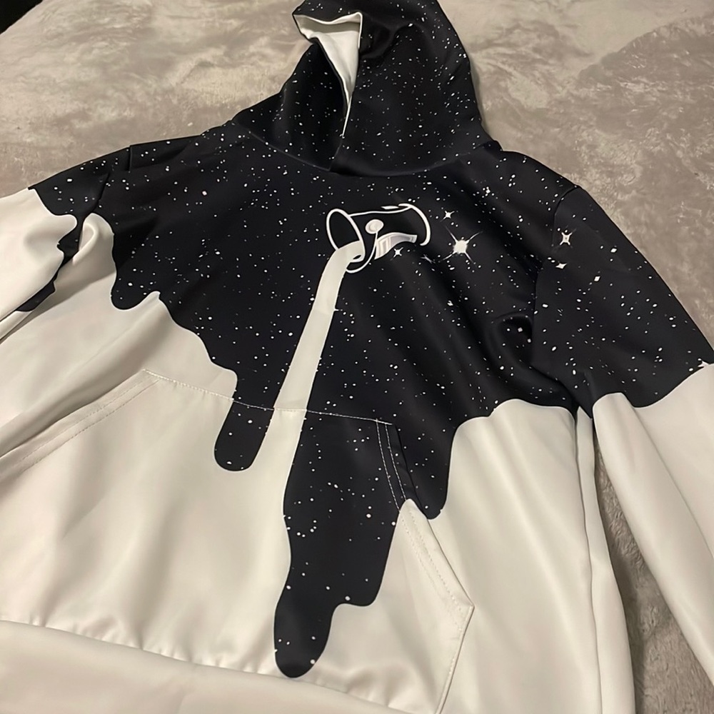 paint spill hoodie